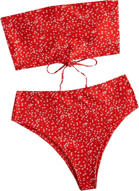 amazon red swimsuit|red swimsuit bikini.